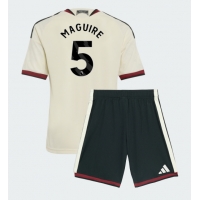 Manchester United Harry Maguire #5 Tredje Tröja Barn 2026-27 Kortärmad (+ Korta byxor)